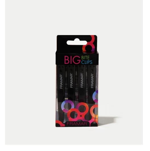 ΚΛΙΠΣ BIG BITE CLIPS BLACK FRAMAR 4ΤΕΜ. 91021
