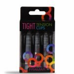 ΚΛΙΠΣ TIGHT TENSION FRAMAR BLACK 4ΤΕΜ. 91022