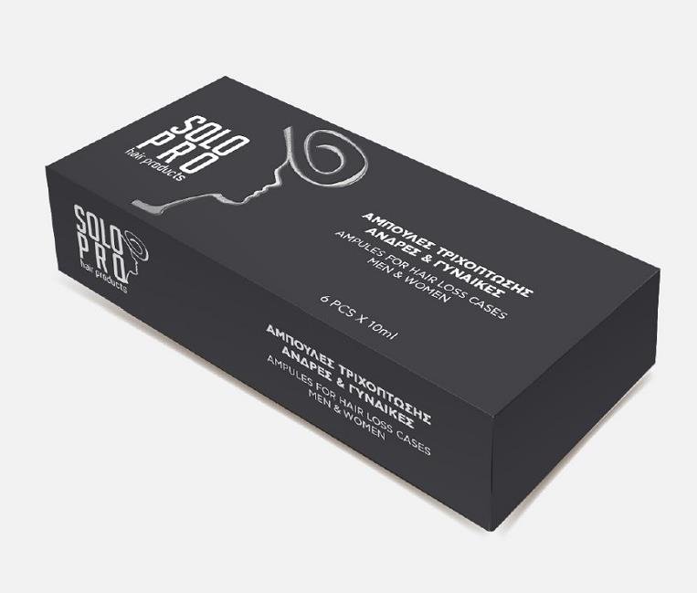 *-1 ΑΜΠΟΥΛΕΣ ΤΡΙΧΟΠΤΩΣΗΣ SOLO PRO (6X10ML)