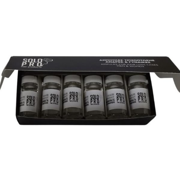 ΑΜΠΟΥΛΕΣ ΤΡΙΧΟΠΤΩΣΗΣ SOLO PRO (6X10ML)