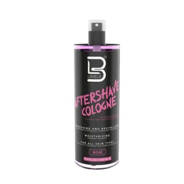 LEVEL3 AFTERSHAVE COLOGNE ROSE 400ml