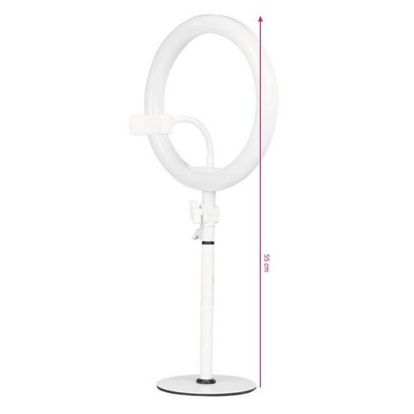 ΛΑΜΠΑ RING LIGHT 10'' 8W WHITE LED