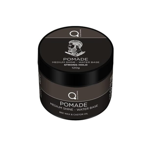 QURE BEE WAX & CASTOR OIL POMADE - STRONG HOLD 120gr