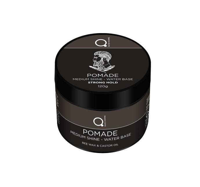 *-1 QURE BEE WAX & CASTOR OIL POMADE - STRONG HOLD 120gr
