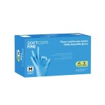 ΓΑΝΤΙΑ ΝΙΤΡΙΛΙΟΥ SOFT CARE FINE ΓΑΛΑΖΙΟ SMALL(100 τεμ)