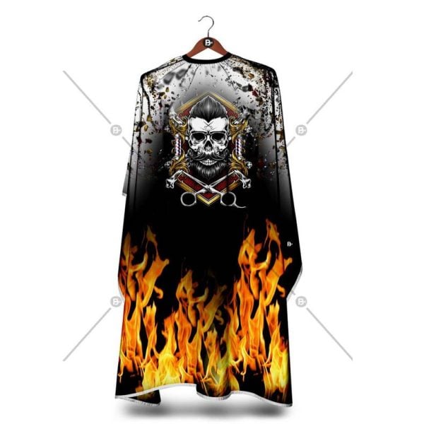 ΜΠΕΡΤΑ ΚΟΜΜΩΤΗΡΙΟΥ Skull Flame BM-C 302 Barber Mood