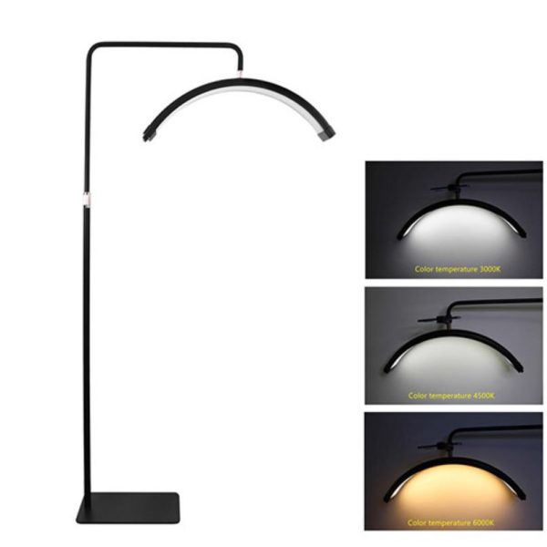 PROFESSIONAL LED LIGHT HALF MOON BLACK