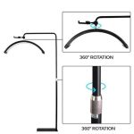 PROFESSIONAL LED LIGHT HALF MOON BLACK
