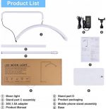 PROFESSIONAL LED LIGHT HALF MOON WHITE
