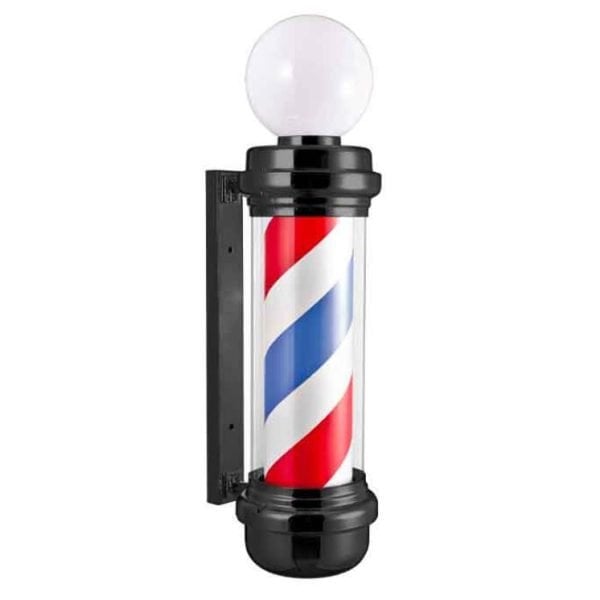 BARBER POLE BLACK 04744/50