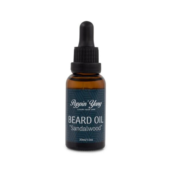 POPPIN YANG BEARD OIL SANDALWOOD 30ml