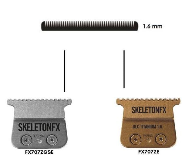 ΚΟΠΤΙΚΟ ασημι ΓΙΑ BABYLISS SKELETON FX7870GSE