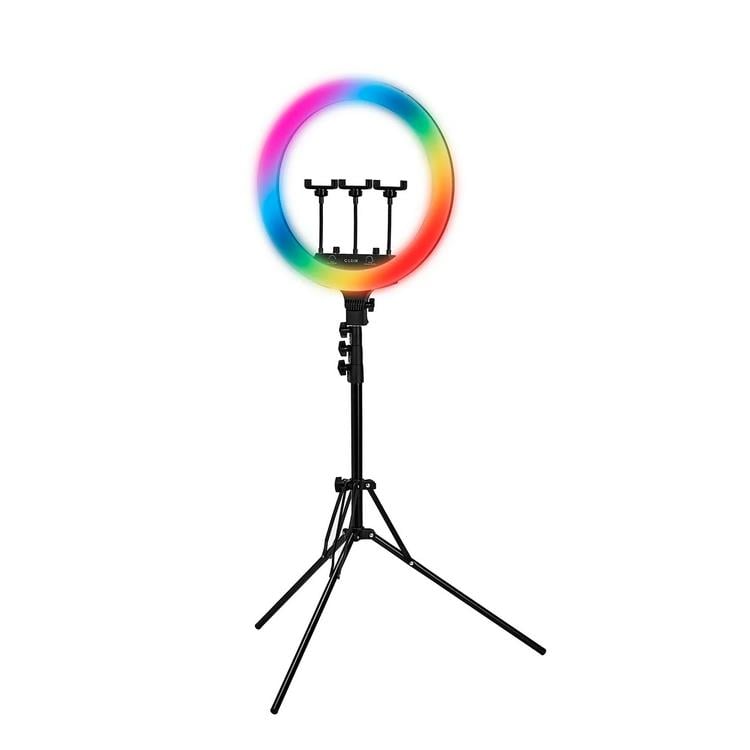 612083-1 ΛΑΜΠΑ GLOW RING LIGHT RGB 18 45W ΜΕ ΒΑΣΗ 148023