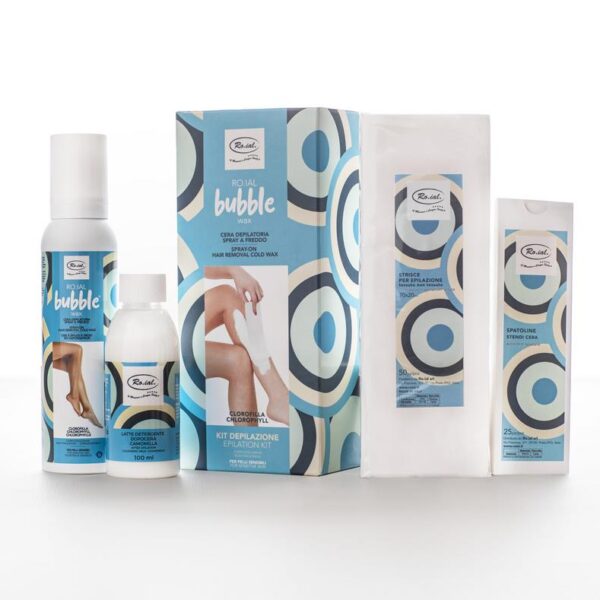 ΚΙΤ ΑΠΟΤΡΙΧΩΣΗΣ SPRAY BUBBLE WAX CLOROFILLA - SENSITIVE SKIN 150ml