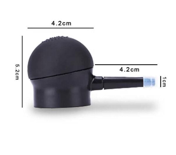HAIR FIBER APPLICATOR BLACK