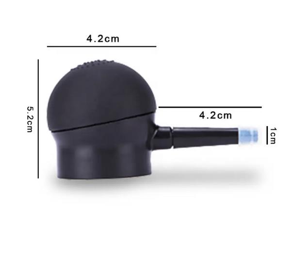612345-1 HAIR FIBER APPLICATOR BLACK