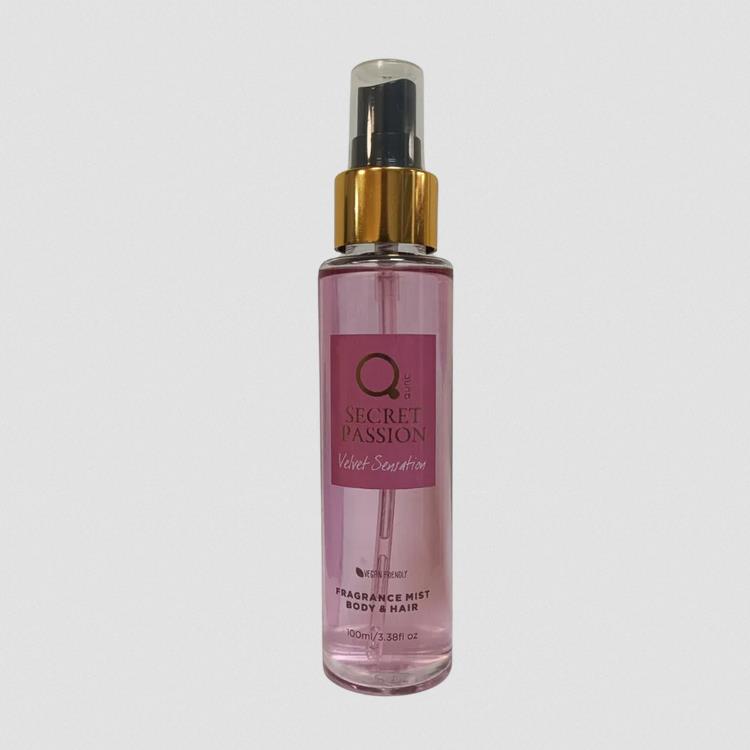 *-1 QURE SECRET PASSION VELVET SENSATION FRAGRANCE BODY MIST 100ml