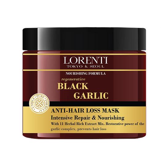 LORENTI BLACK GARLIK HAIR MASK 500ml