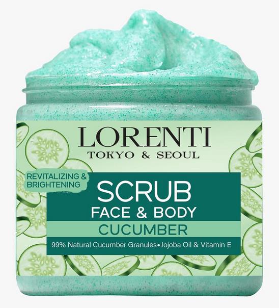 612530-1 LORENTI FACE & BODY SCRUB CUCUMBER 500ml