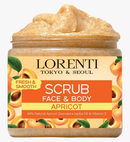 LORENTI FACE & BODY SCRUB APRICOT 500ml