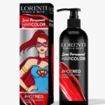 LORENTI SEMI PERMANENT HAIR COLOR RED 250ml