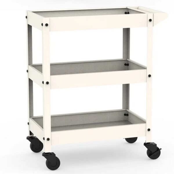 ΕΡΓΑΛΕΙΟΦΟΡΟΣ BASIC TROLLEY 3 ΡΑΦΙΑ WHITE