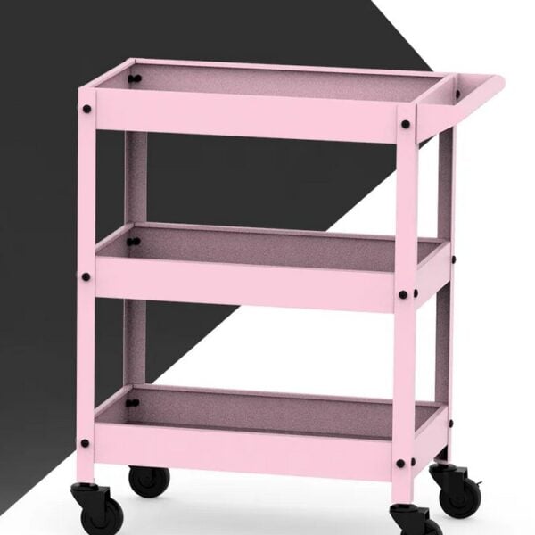 ΕΡΓΑΛΕΙΟΦΟΡΟΣ BASIC TROLLEY 3 ΡΑΦΙΑ PINK