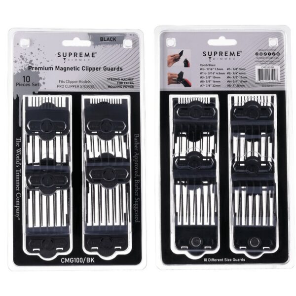 ΣΧΑΡΕΣ SUPREME MAGNETIC BLACK 10τεμ