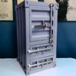 ΕΡΓΑΛΕΙΟΦΟΡΟΣ 2 ΘΕΣΕΩΝ CONTAINER STYLE GREY