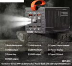 POWERBANK REMAX OUTDOOR WITH LED LIGHT 60000mAh