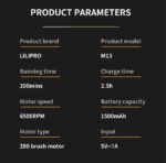 TRIMMER LILIPRO M13 CORDLESS