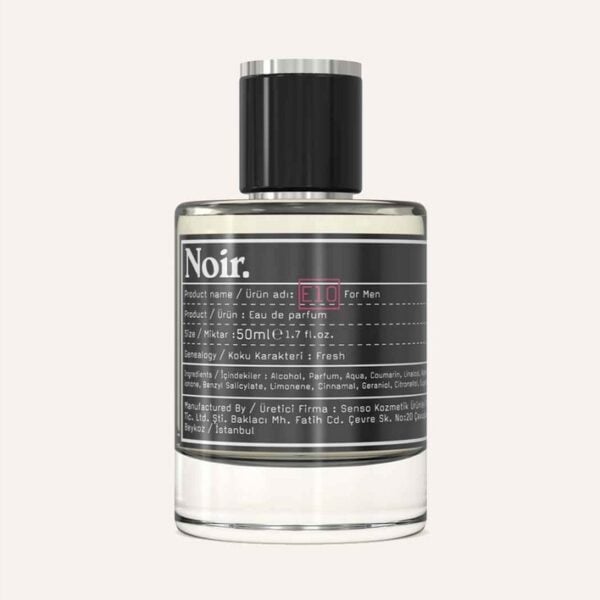 ΚΟΛΩΝΙΑ NOIR MAN E10 EDP PARFUM 50ml