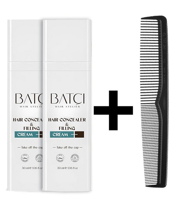 612289-1 BATCI HAIR CONCEALER AND FILLING CREAM 30ml 2τεμ + ΔΩΡΟ ΧΤΕΝΑ