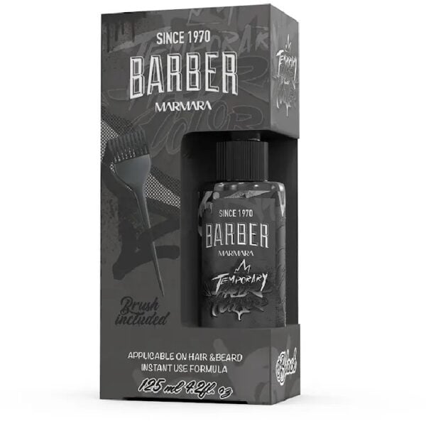MARMARA BARBER TEMPORARY HAIR COLOR BLACK 125ml