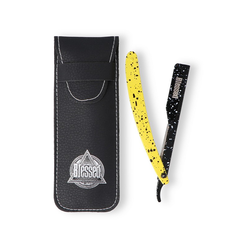 *-1 ΞΥΡΑΦΙ ΦΑΛΤΣΕΤΑ BLESSED NEON BLACK YELLOW RAZOR 09475