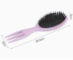 ΒΟΥΡΤΣΑ ΔΙΠΛΗ CURLY HAIR BRUSH STYLING PURPLE AM22420