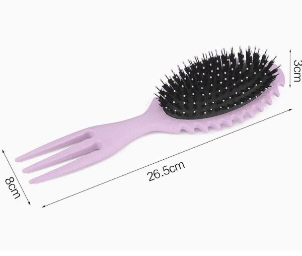 ΒΟΥΡΤΣΑ ΔΙΠΛΗ CURLY HAIR BRUSH STYLING PURPLE AM22420