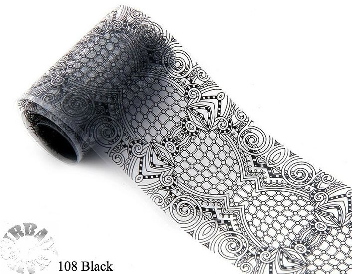 601426-1 U.N. FOIL 108 BLACK