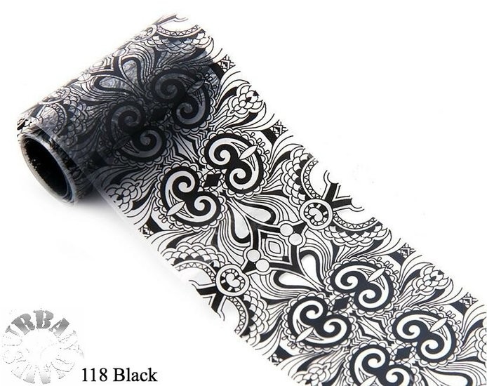 601433-1 U.N. FOIL 118 BLACK