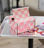 ΑΛΟΥΜΙΝΟΧΑΡΤΟ ΦΥΛΛΑ 5X11 BEIGE/PINK CHECKERED FRAMAR 500ΤΕΜ 13089
