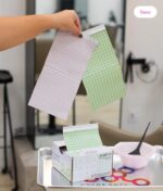 ΑΛΟΥΜΙΝΟΧΑΡΤΟ ΦΥΛΛΑ 5X11 GINGHAM SWITCH PINK/GREEN FRAMAR 500ΤΕΜ 13090
