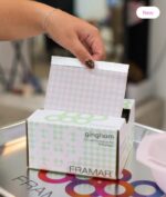 ΑΛΟΥΜΙΝΟΧΑΡΤΟ ΦΥΛΛΑ 5X11 GINGHAM SWITCH PINK/GREEN FRAMAR 500ΤΕΜ 13090