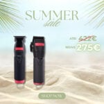 ΚΟΥΡΕΥΤΙΚΗ BABYLISS PRO BOOST+ FX8700RBPE BLACK & TRIMMER BABYLISS PRO FX7870RBPE BOOST+ OUTLINING ΜΑΥΡΟ/ΚΟΚΚΙΝΟ