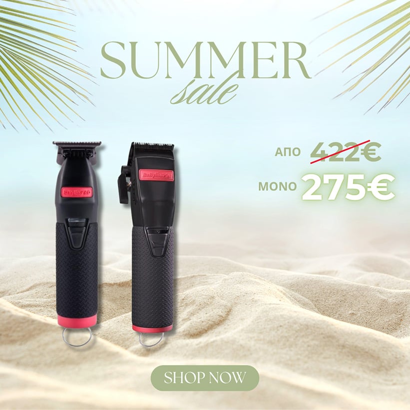 Salontech Summer Sales - 9 ΚΟΥΡΕΥΤΙΚΗ BABYLISS PRO BOOST+ FX8700RBPE BLACK & TRIMMER BABYLISS PRO FX7870RBPE BOOST+ OUTLINING ΜΑΥΡΟ/ΚΟΚΚΙΝΟ - Image 1