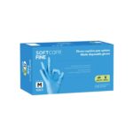 ΓΑΝΤΙΑ ΝΙΤΡΙΛΙΟΥ SOFT CARE FINE ΓΑΛΑΖΙΟ SMALL(100 τεμ)