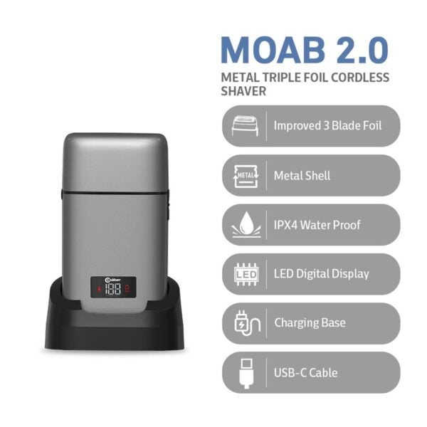 ΞΥΡΙΣΤΙΚΗ CALIBER MOAB 2.0 SHAVER DIGITAL