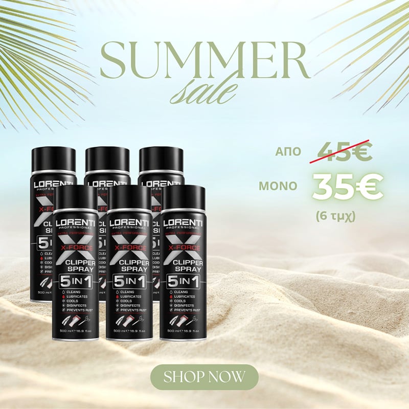 Salontech Summer Sales - 1 LORENTI X-FORCE CLIPPER SPRAY 5 in 1 500ml x6 - Image 1