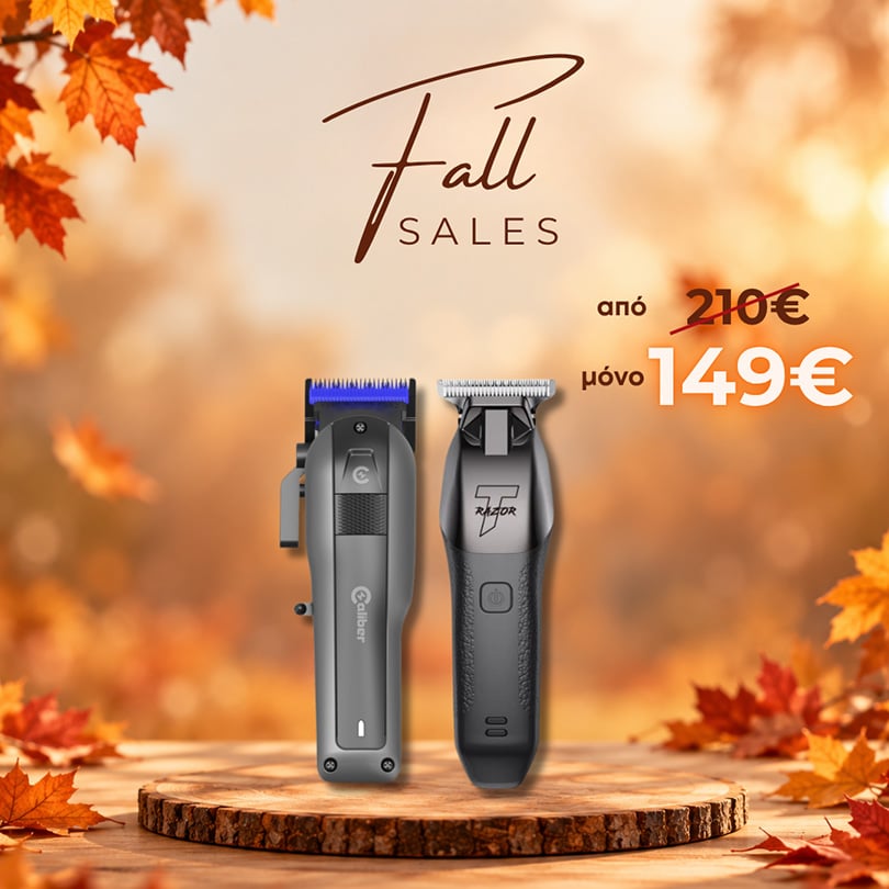 Salontech Fall Sales Banners - 11 ΚΟΥΡΕΥΤΙΚΗ ΜΗΧΑΝΗ CALIBER 10ΜΜ CORDLESS CLIPPER & TRIMMER T RAZOR ΜΑΥΡΟ - Image 1