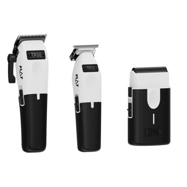 CLIPPER - TRIMMER - SHAVER TPOB PLAY BUNDLE WHITE AND BLACK EDITION