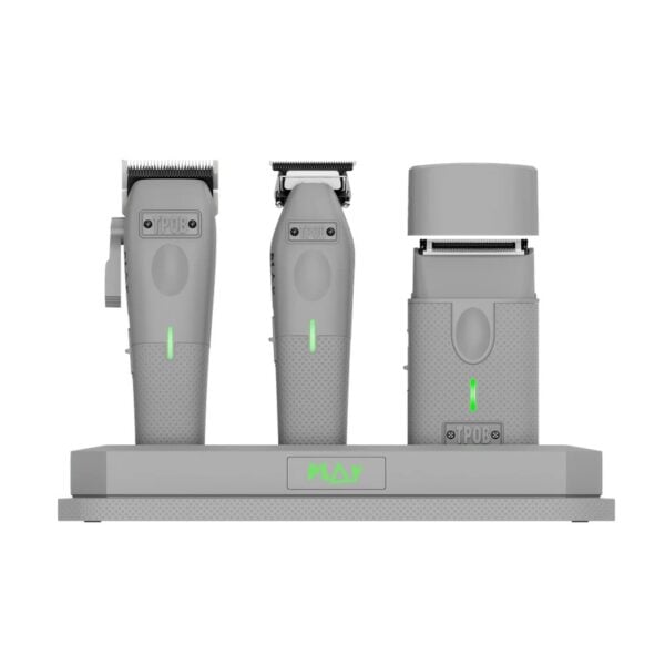 CLIPPER - TRIMMER - SHAVER TPOB PLAY MINI GREY BUNDLE WITH STAND